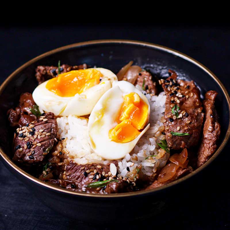 Photo viande et oeufs